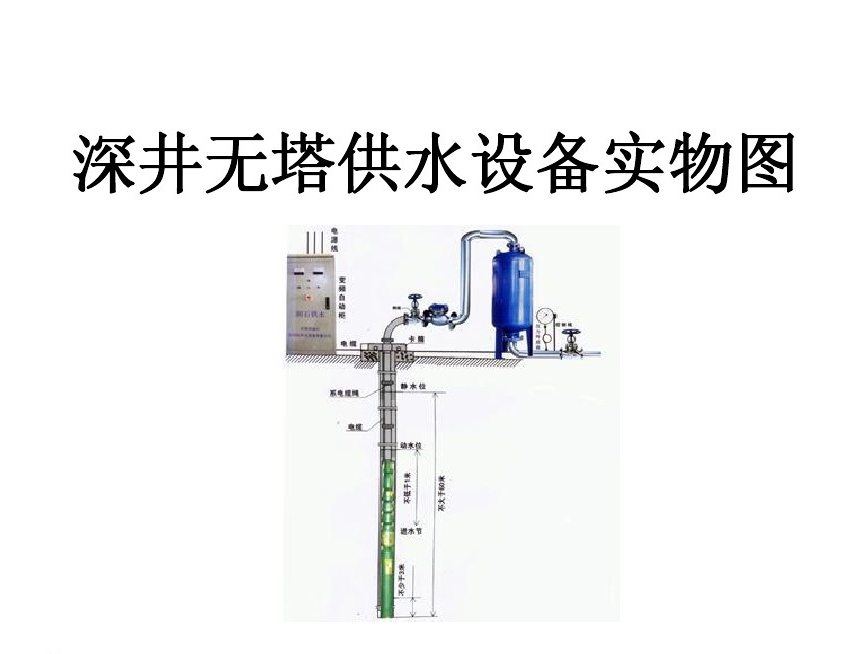 南召县井泵无塔式供水设备